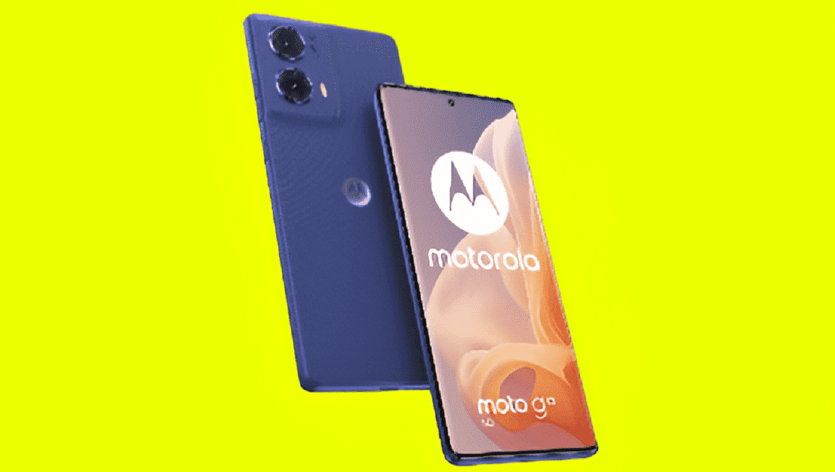 Moto G85 5G smartphone with a sleek design, featuring a modern punch-hole display and a robust build, running on Android 13