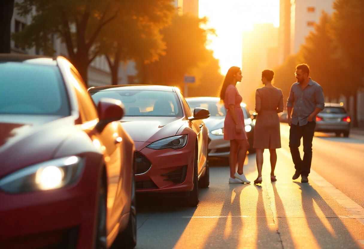 A lineup of affordable fuel-efficient cars under $10,000, including models like the Toyota Prius, Honda Civic, and Hyundai Elantra. Perfect choices for budget-conscious drivers looking to save on gas.